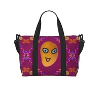 Smiley Mango Sac à main à bandoulière pour femme Sac à main décontracté avec fermeture éclair Convient pour le travail, les voyages, le fitness, les voyages