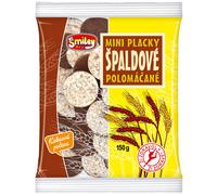 Smiley Mini-crêpes d'épeautre à moitié trempées dans un glaçage au cacao 150 g