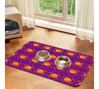 Smiley Nappe en cuir absorbant pour animal domestique Orange