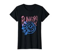 Smiley Officiel Blink-182 T-Shirt, Femme, Noir, L