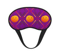 Smiley Orange C'est un masque pour les yeux à bord noir. Le masque doux pour les yeux peut améliorer la qualité du sommeil et est adapté pour l'intérieur, l'extérieur et les voyages.