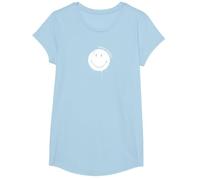 Smiley Originals Happy Face Drip Paint White T-Shirt