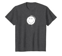 Smiley Originals Happy Face Drip Paint White T-Shirt