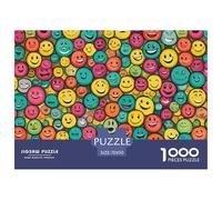 Smiley | Positif Puzzle 1000 Pièces, Défi Difficile Jouet Anti-Stress pour Adultes Et Enfants Jeu Éducatif Décor Mural & Cadeau Unique 70x50cm/1000pcs
