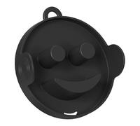 SmileyFace Porte-éponge pour papa et maman, organiseurs d'évier de cuisine amusants, ventouse puissante, rangement magnétique - Idéal pour les éponges à récurer rondes, excellent cadeau pour