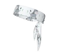 Smiling Donkey Cravate de sport confortable, respirant, tendance, unisexe, convient pour la course, le yoga, le fitness et d'autres sports.