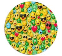 Smiling Face Puzzle 1000 Pièces Educa Jouet en Bois Cadeau Unique De l'art De La Décoration Jeu Éducatif Challenge Toy Adultes Et Enfants À Partir De 14 Ans 1000pcs (67.5x67.5cm)