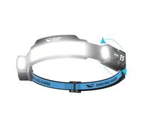 Smiling Shark Lampe Frontale, Lampes Frontales LED Rechargeable Ultra Puissante avec 4 Faisceau Large & Spot Réglable Détecteur de Mouvement 2400 mAh 5 Modes pour Randonnée Pêche Camping Cyclisme