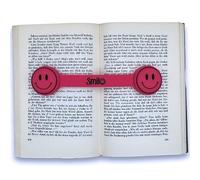 Smilo Bloque-Livres : Support latéral coloré pour Un Plaisir de Lecture détendu, Poids du Livre réglable, marqueur en Silicone et Pince latérale pour Enfants et Adultes