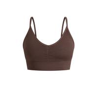 Smilodox Soutien-gorge de sport brun foncé, Taille M