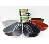 SMILTER Panier de protection pour gouttières DN100 de couleur marron.