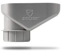 SMILTER Panier de protection pour tuyaux de pluie DN100 de couleur gris argenté métallisé.