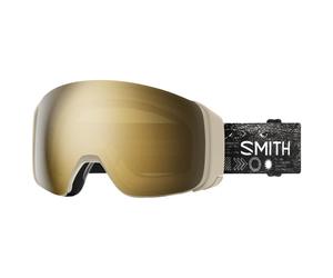 Smith - 4D Mag Chalk Space Lavender Chromapop Sun Black Gold Mirror + Chromapop Storm Blue Sensor Mirror - Masque de Ski