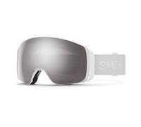 Masque de ski Smith 4D Mag (White Vapor - ChromaPop Sun Platinium Mirror Lens) Cat. 3+1 Taille unique