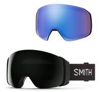 Smith - 4D Mag ChromaPop Cat 3 - Masque ski Black - ChromaPop Black Cat 3 + ChromaPop Storm Blue Sensor Mirror Cat 3