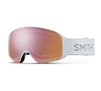 Smith - 4D Mag S White Chunky Knit Chromapop Everyday Rose Gold Mirror + Chromapop Storm Rose Flash - Masque de Ski