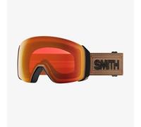 Masque De Ski Smith 4d Mag Xl Black Warm Steel Chromapop Everyday Red Mirror Cat 2 + Cat 1 Homme Noir 2027 taille U