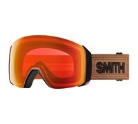Smith - 4D Mag XL ChromaPop Mirror S2 + S1 - Masque de ski - M/L - black warm steel / cp everyday red mirror + storm amber