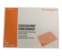 Smith &amp Nephew Iodosorb Dressing Wrap 6x8cm 5pcs