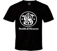 Smith and Wesson 4437 T-shirt graphique imprimé pour homme Noir Taille XXXL, Noir