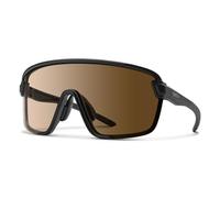 SMITH Bobcat Lunettes de soleil Chromapop polarisées pour homme et femme Noir mat ChromaPop Marron Photochromatique
