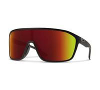 Smith - Lunettes de soleil - Boomtown Matte Black Chromapop Red Mirror - Noir Noir