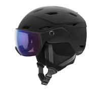 Smith - Casque de ski avec visière intégrée - Survey Eu Matte Black Chromapop Photochromic Rose Flash - Taille 55-59 cm - Noir Noir 55-59 cm