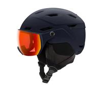 Smith - Casque de ski avec visière intégrée - Survey Eu Matte Midnight Navy Chromapop Everyday Red Mirror - Taille 51-55 cm Navy 51-55 cm