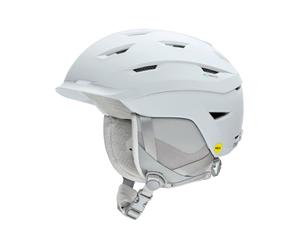 Smith - Casque de ski/snowboard - Liberty MIPS Matte White pour Femme - Taille 55-59 cm - Blanc Blanc 55-59 cm