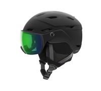 Smith - Casque de ski/snowboard - Survey Eu Matte Black Chromapop Everyday Green Mirror - Taille 51-55 cm - Noir Noir 51-55 cm
