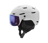 Smith - Casque de ski/snowboard - Survey Eu Matte White Chromapop Photochromic Rose Flash - Taille 51-55 cm - Blanc Blanc 51-55 cm