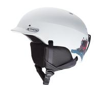 Smith Casque Ski Snowboard GAGE JUNIOR Blanc Uni Avec Oreillettes