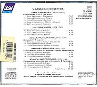 Smith, Daniel - 5 Bassoon Concerti