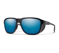 Smith - Lunettes de soleil - Embark Matte Black ChromaPop Polarized Blue Mirror Lens - Noir Noir