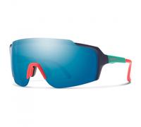 Lunettes Smith Flywheel bleu rose avec verres ChromaPop Blue Mirror