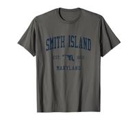 Smith Island MD Vintage Athletic Sports JSN1 T-Shirt