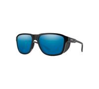Smith - Lunettes de soleil de montagne - Embark Matte Black ChromaPop Glass Polarized Blue Mirror - Noir Noir