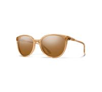 Smith - Lunettes de soleil polarisées - Cheetah Champagne Crystal ChromaPop Polarized Brown - Or Or