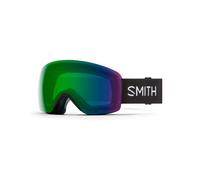 Smith - Masque de ski - Skyline Black Chromapop Everyday Green Mirror - Noir Noir