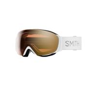 Smith - Masque de ski/snow photochromique - I/O Mag S White Chunky Knit Chromapop Pro Photochromic Gold Mirror - Blanc Blanc