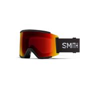 Smith - Masque de ski - Squad Xl Black Chromapop Sun Red Mirror en Silicone - Noir Noir