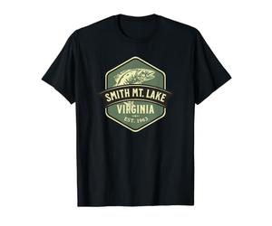 Smith Mountain Lake Virginia 1963 Motif Poisson T-Shirt Graphique avec Valeur