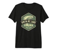 Smith Mountain Lake Virginia 1963 Motif Poisson T-Shirt Haut de Gamme