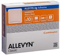 Smith & Nephew Allevyn AG Adhesive 10 x 10 cm Pack 10 Pansement
