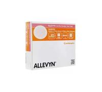 Smith & Nephew Allevyn Gentle Border Lite Oval Pansements 8,6x7,7cm Boîte de 10
