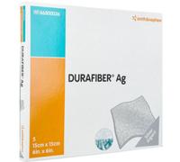 Smith&Nephew Durafiber Ag Pro Pansements 15x15cm 5 Pièces