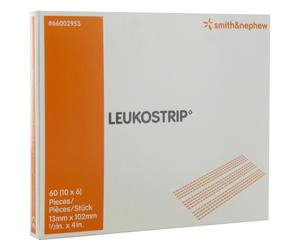 Smith&Nephew Leukostrip Bande Adhésive 13x102mm Strips 6 Pièces 10 (66002953)