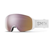 Masque de ski Smith 4D Mag S (White Chunky Knit - Chromapop Everyday Rose Gold Mirror Lens) Femme TU
