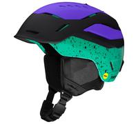 Smith - Pack Casque Vantage 2 Mips Matte Black Ultraviolet Emerald City - M + Mountain Belledonne Black Adaptive Red Mirror - Casque