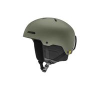 Smith Rodeo MIPS Casque de Ski Mat Fatigue Green Casque ABS Robuste avec Protection MIPS®, Dial Fit & Ventilation. Durable, élégant et Maximum de sécurité.